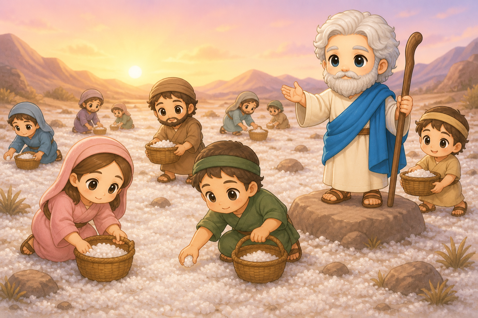 만나가 내리다