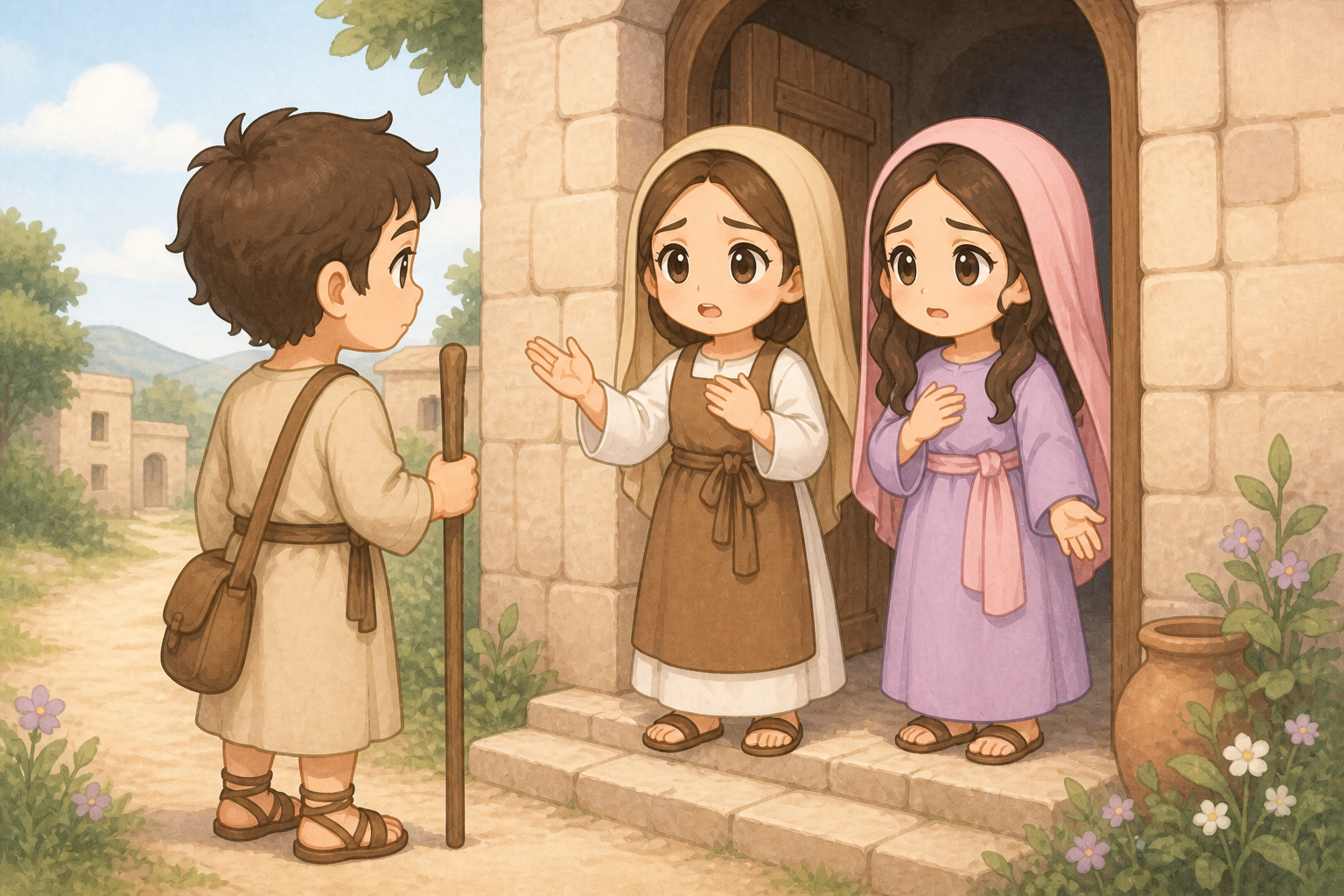 나사로가 병들었다는 전갈
