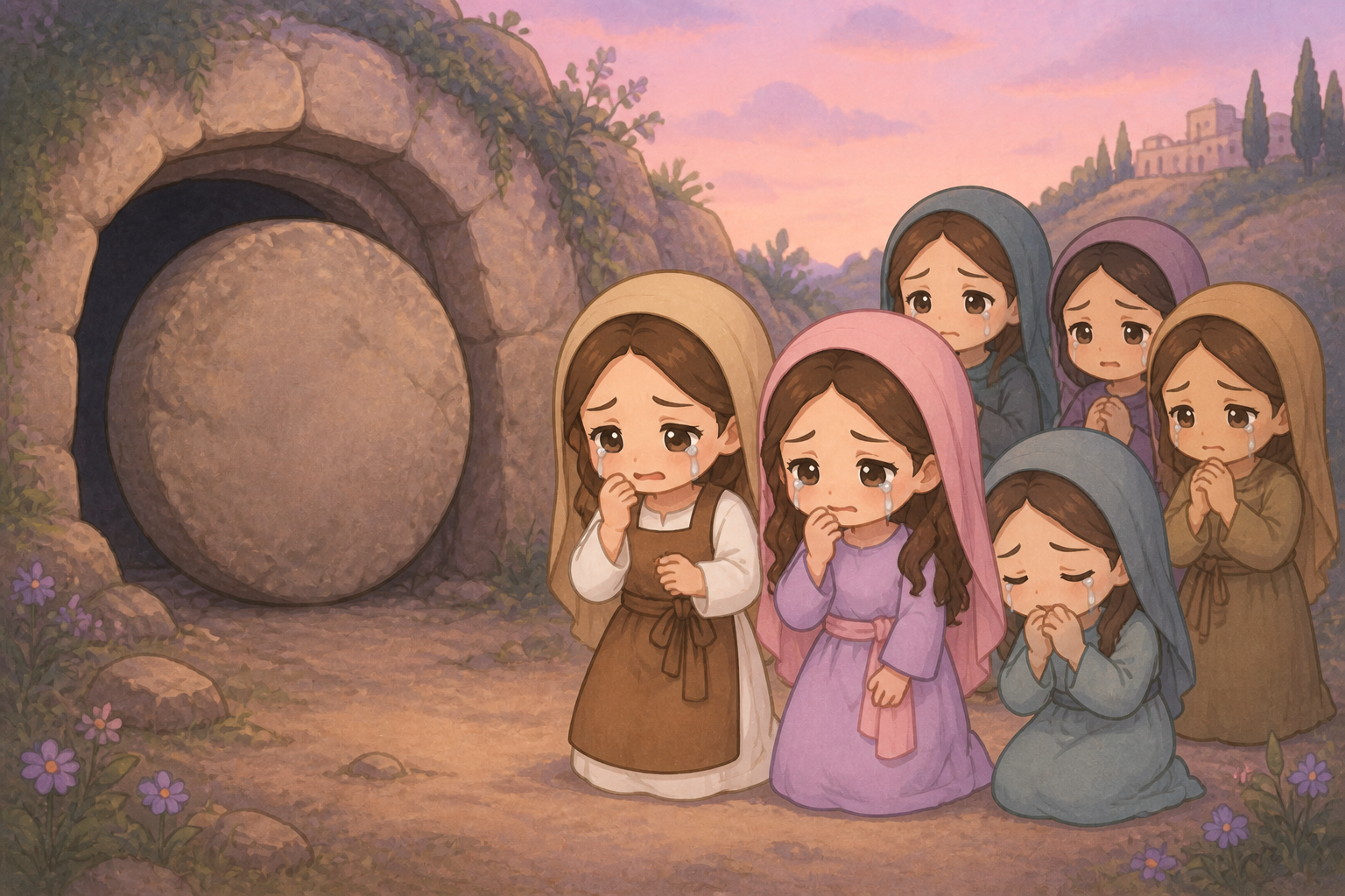 돌로 막힌 나사로의 무덤